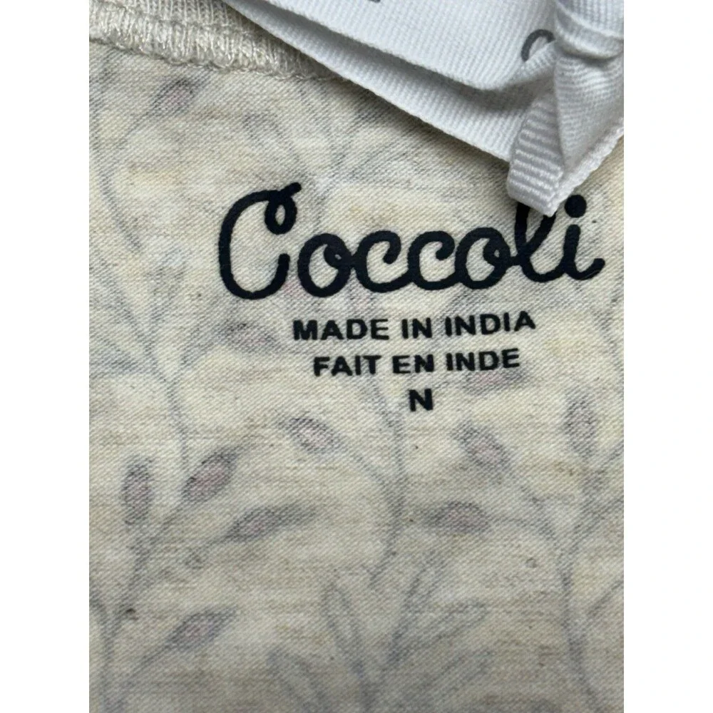 Coccoli Baby Sleeper Organic Cotton Footed Pajamas NWT Size N